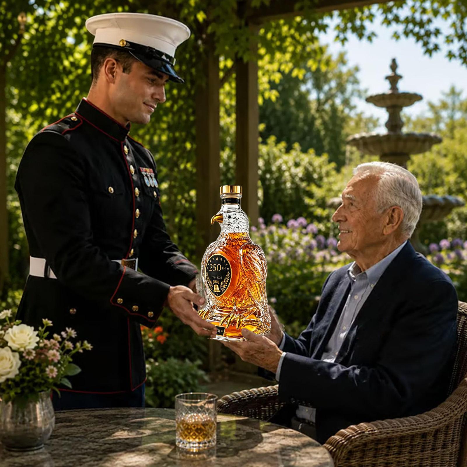 Glass Decanter Whiskey - Decantador de Vinho em Cristal American