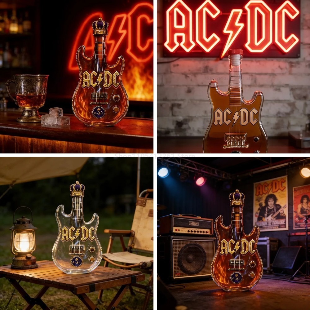 Glass Decanter Whiskey - Decantador de Whisky em Formato de
