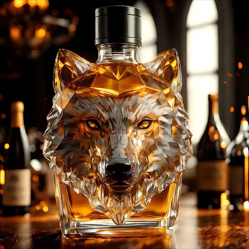 Decantador Criativo em Vidro B - Glass Decanter Whiskey avaliação e preço