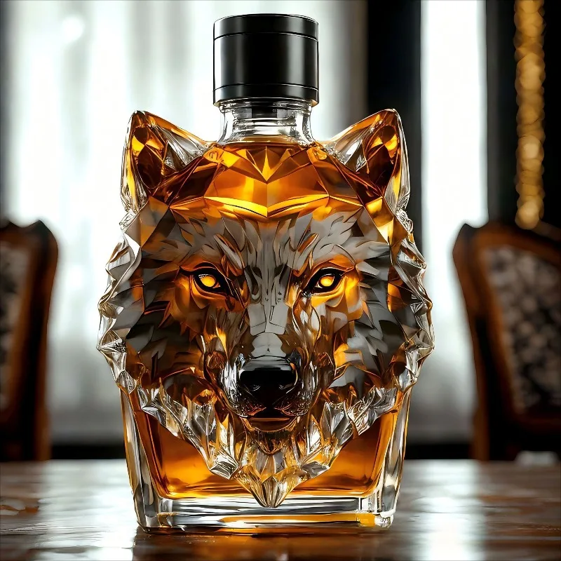 Decantador Criativo em Vidro B - Glass Decanter Whiskey avaliação e preço