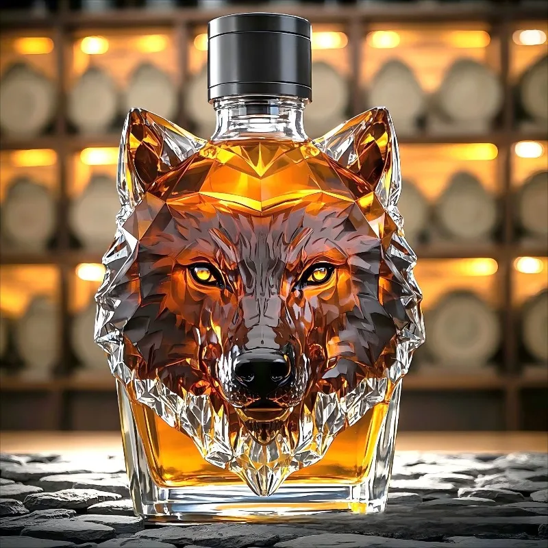 Decantador Criativo em Vidro B - Glass Decanter Whiskey avaliação e preço