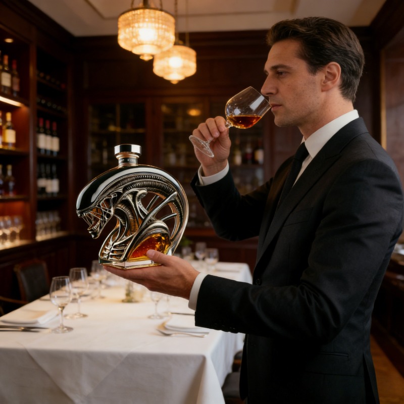 Decantador de Whisky em Forma  - Glass Decanter Whiskey avaliação e preço