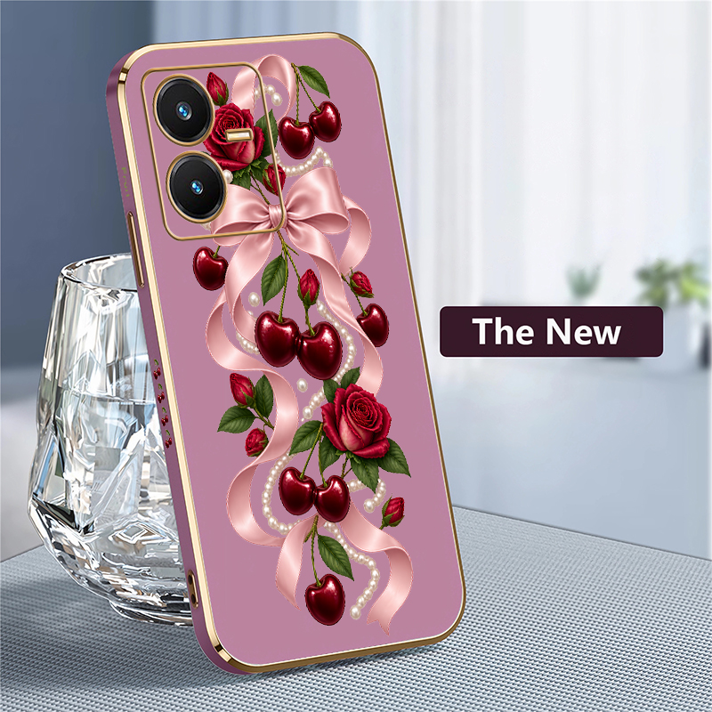 Capa Bow Cherry para Vivo Y28  - Vivo Y28 avaliação e preço