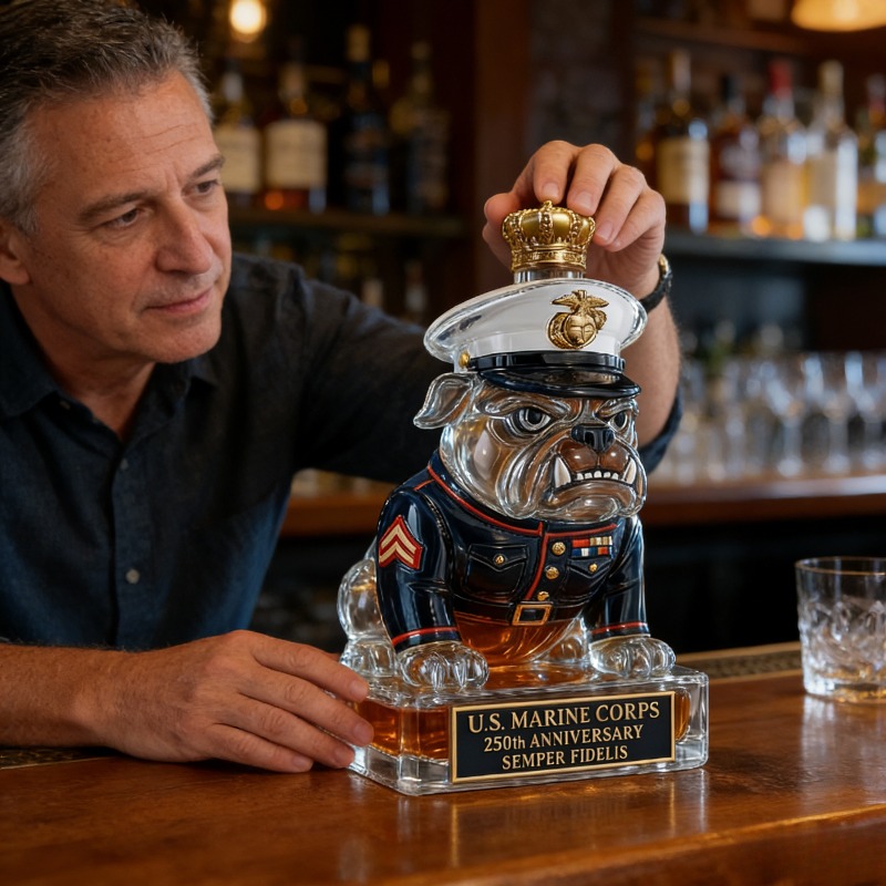 Decantador de Uísque Bulldog d - Glass Decanter Whiskey avaliação e preço