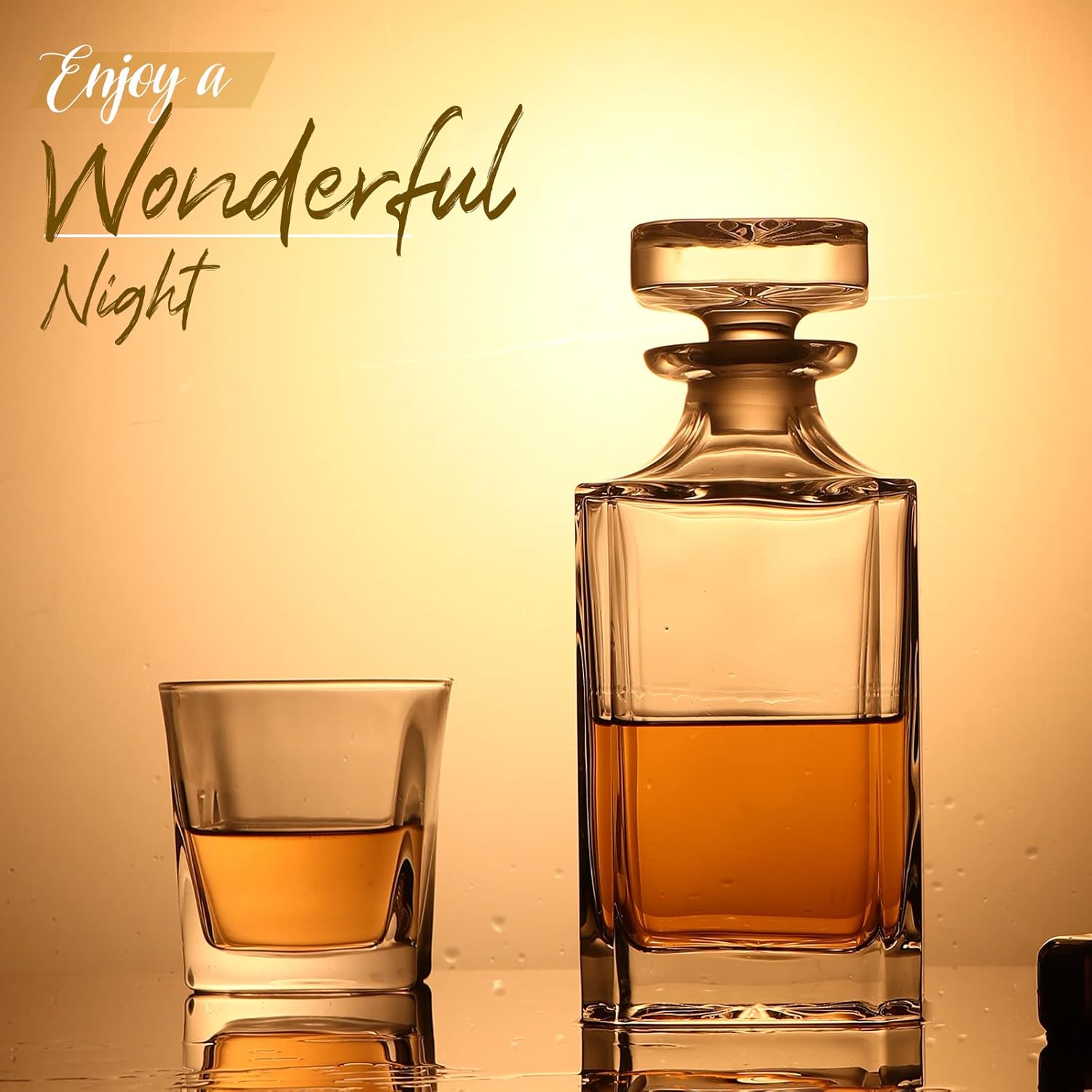 Decantador de vidro - Decantad - Glass Decanter Whiskey avaliação e preço